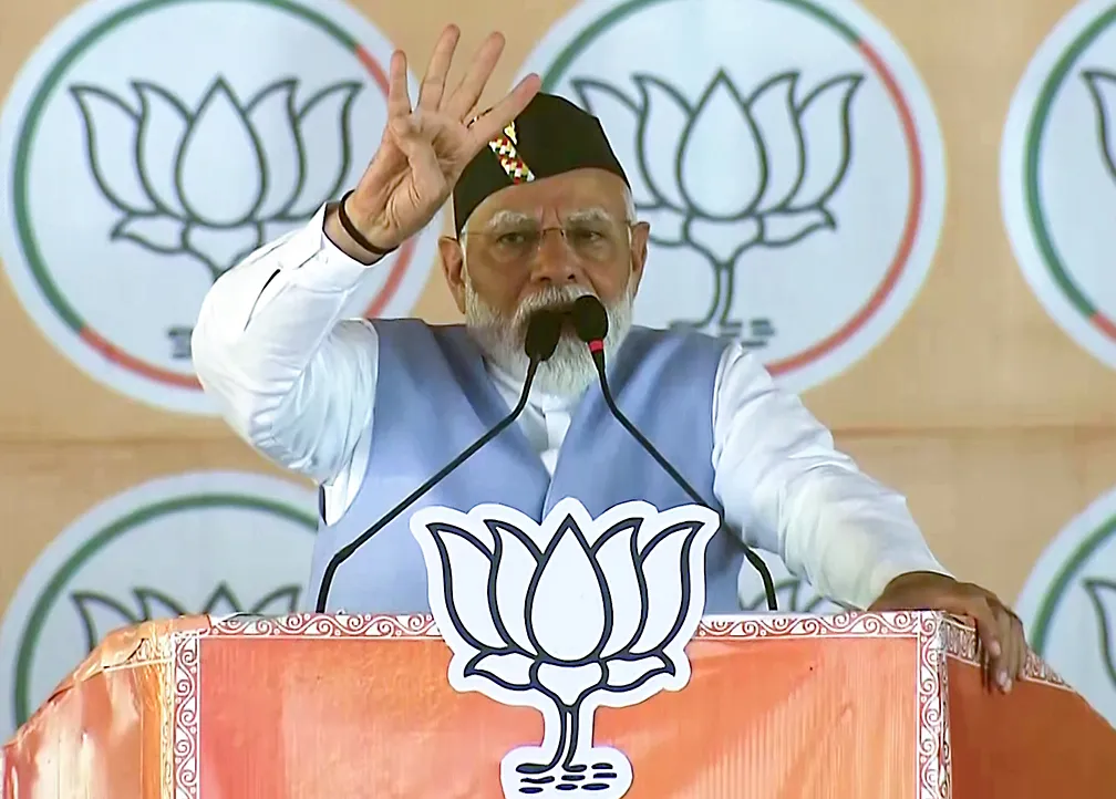 ‘modi meter’ on namo app to gauge pulse of nation, users can predict nda’s numbers
