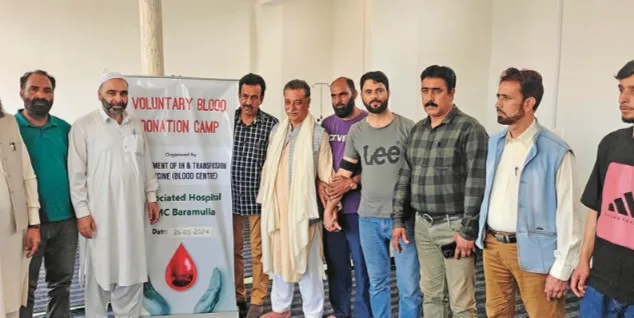 Blood donation drive launched in Baramulla