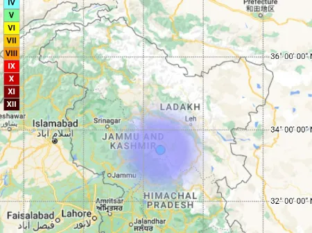 4.9-magnitude earthquake jolts Kashmir - Greater Kashmir