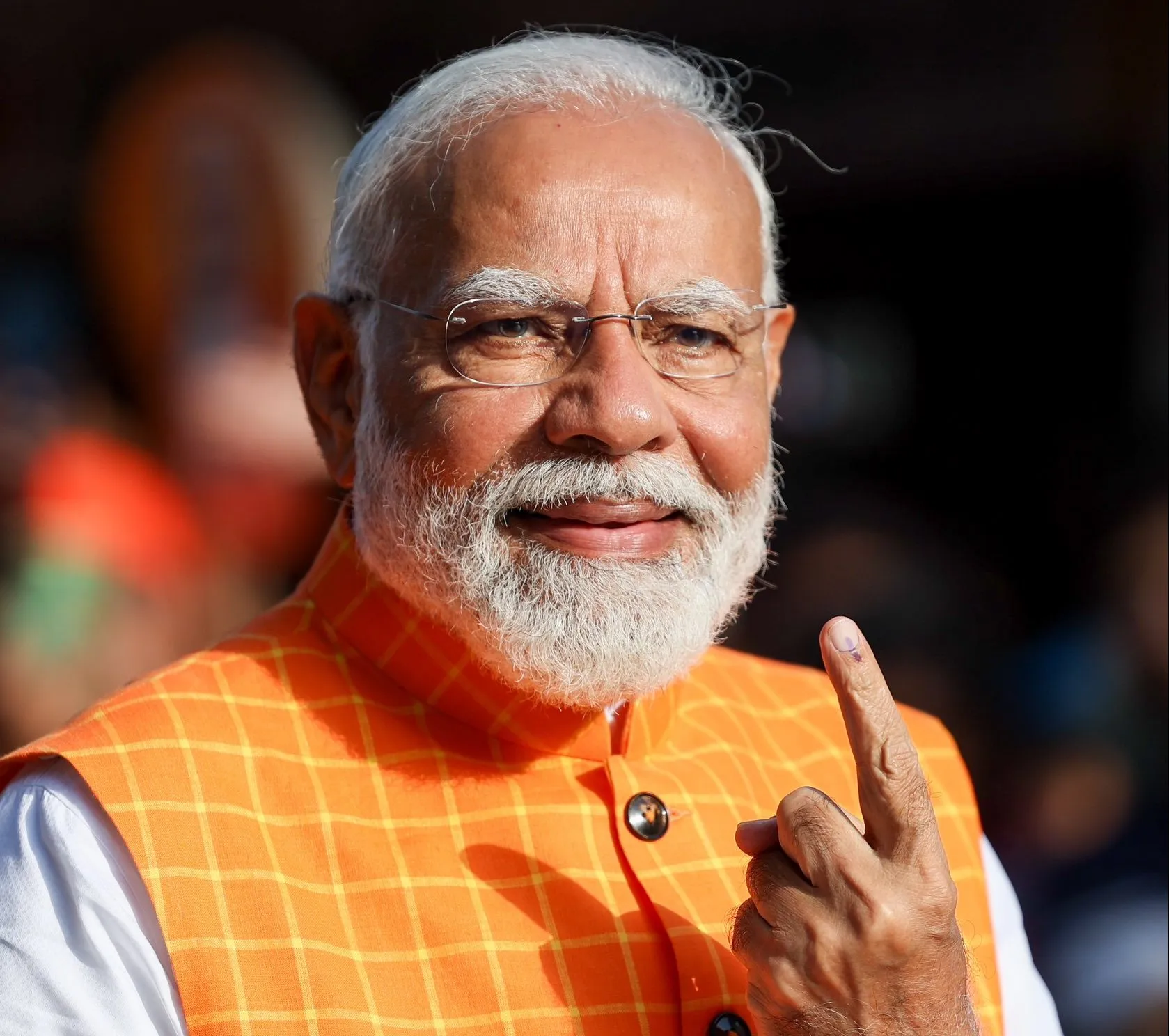 Pm Modi Casts His Vote During Third Phase Of Lok Sabha Elections In Ahmedabad Greater Kashmir 1356