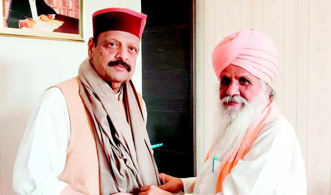 Rana Seeks Blessings Of Swami Gurdeep Giri Ji Maharaj - Greater Kashmir