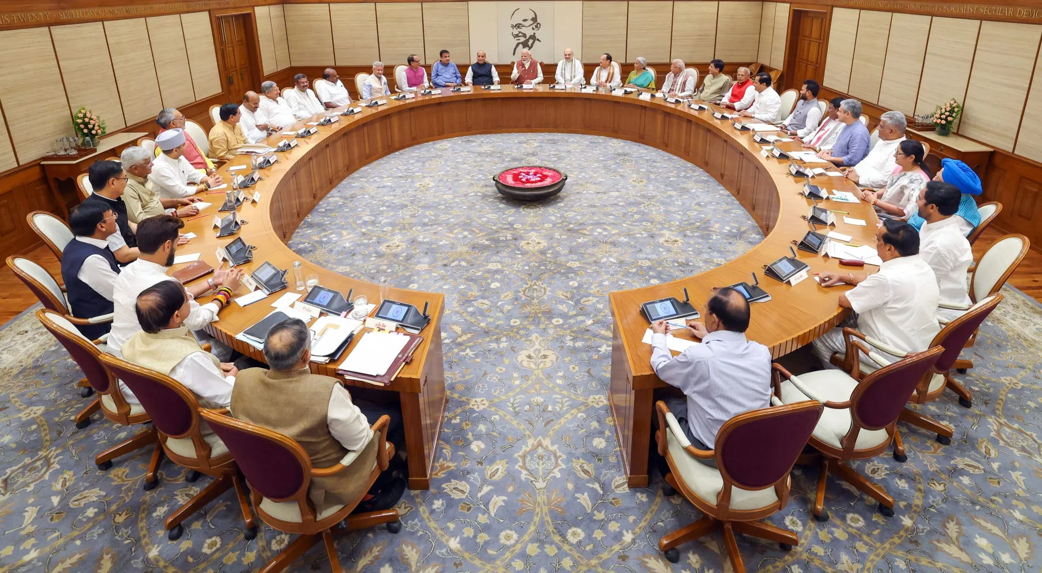 PM Modi chairs Union meeting as he begins his third term
